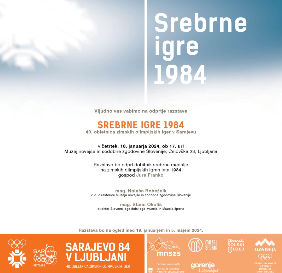 Napovednik za obletnico Srebrne igre